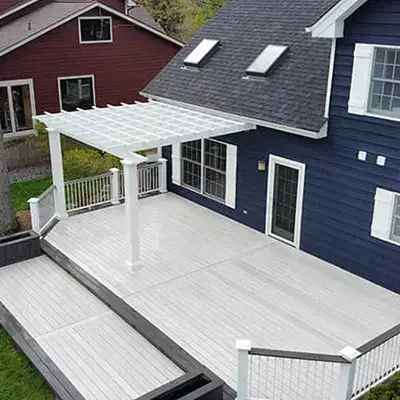 deck with pergola