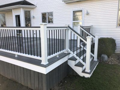 Outdoor Stairs and Deck Railing