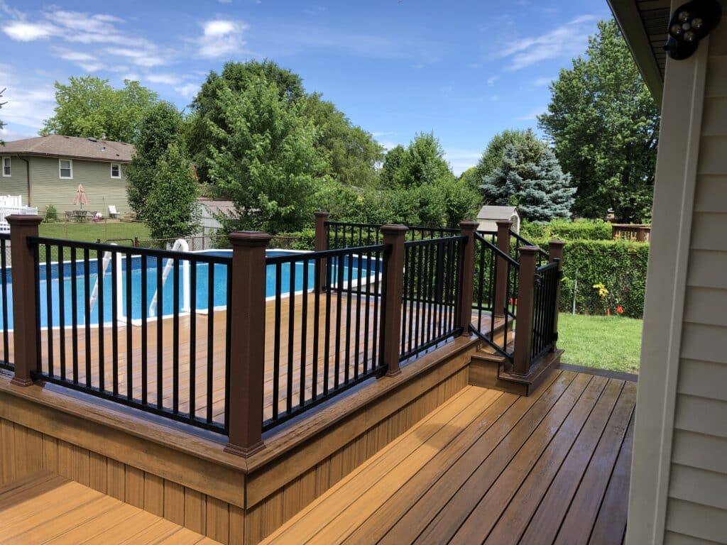 new lenox il pool deck railngs