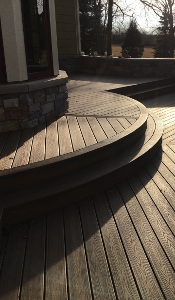 curved deck