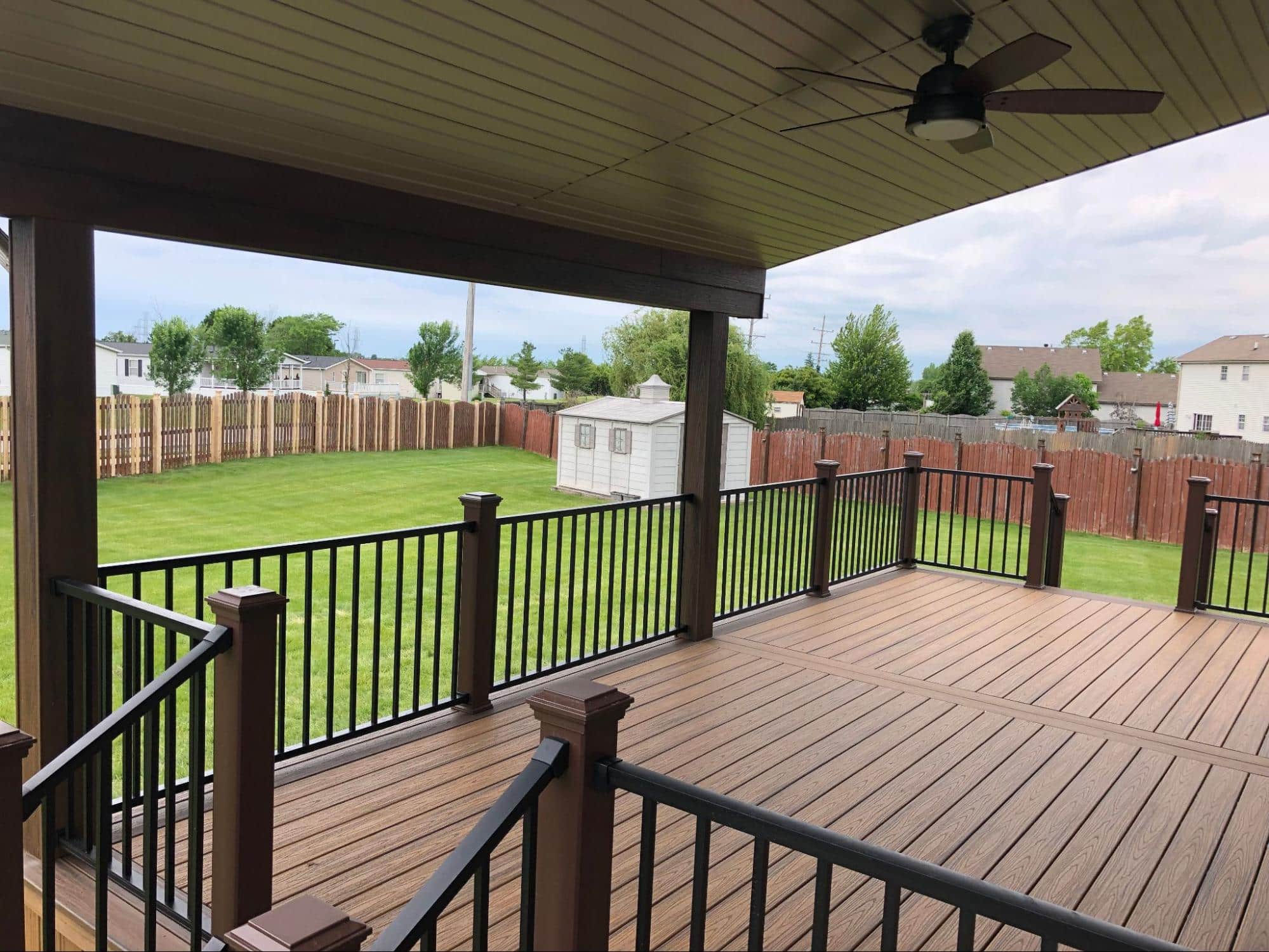 custom patio cover outdoor space