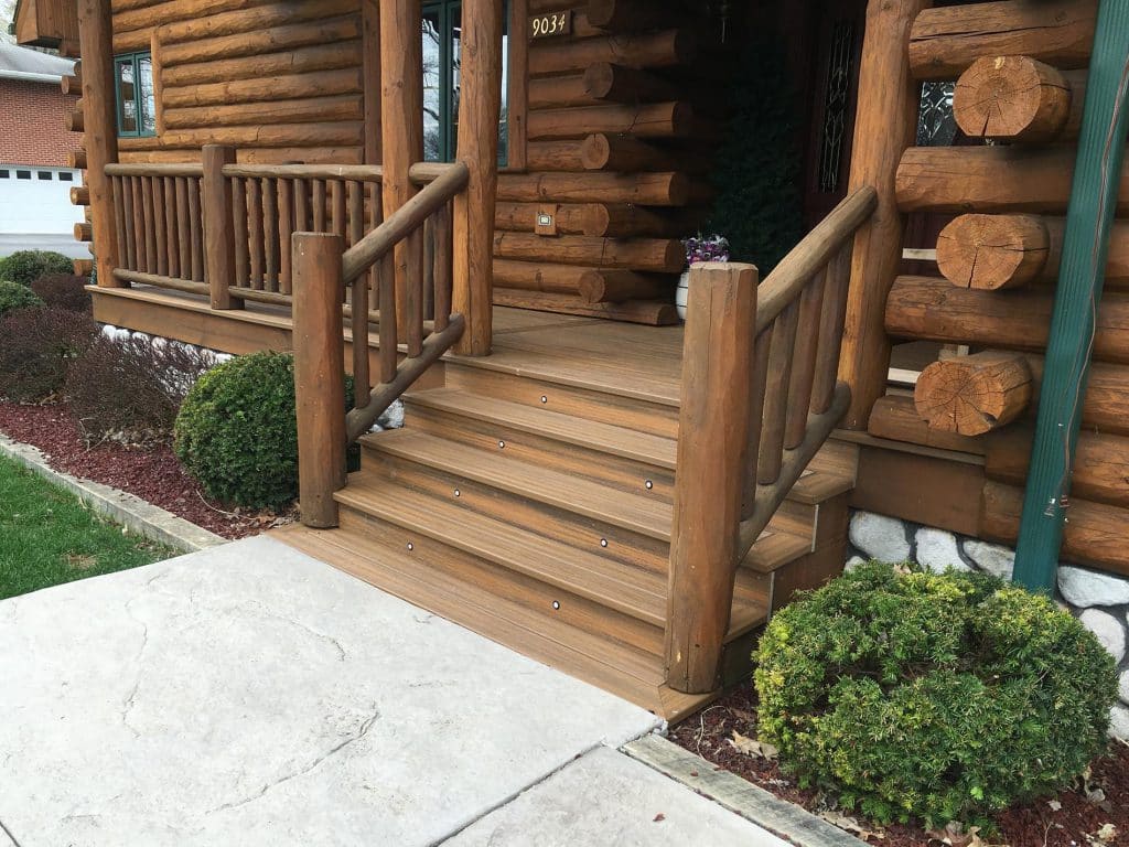 5 deck railing design ideas and features for a customized look log cabin rails 3