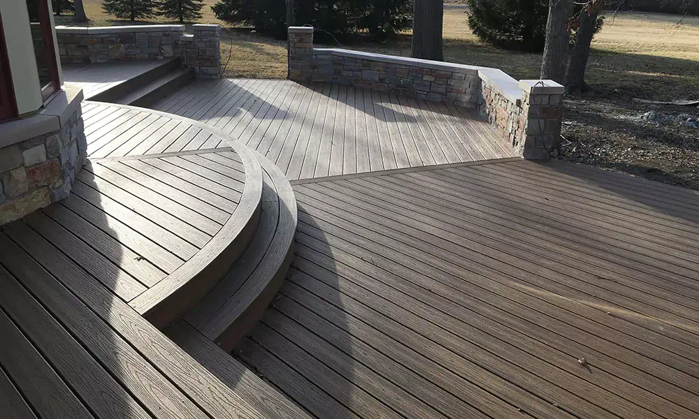 custom multi-level deck builder - composite deck contractor near me chicago suburbs