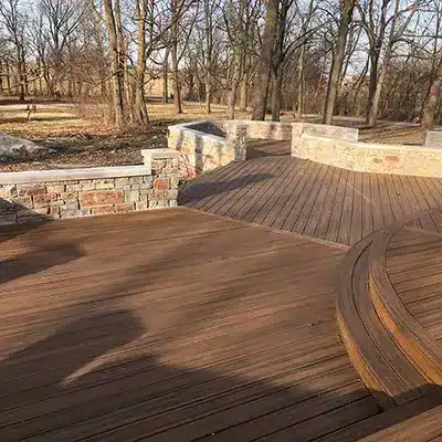 multi level deck with seating walls slider3 1